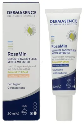 Produktbild von DERMASENCE RosaMin Getönte Tagespflege mit LSF 50 10St PZN 14171030
