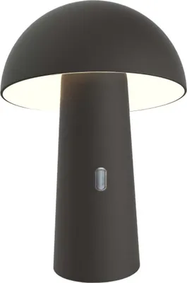 Obrázok produktu pre NewGarden SHITAKE LED stolová lampa na batérie bezdrôtová, prenosná, vonkajšia stmievateľná, čierna IP44