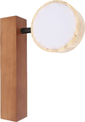 Obrázok produktu pre LED nástenné svietidlo Otáčanie teplého svetla Hardwired nástenné svietidlá pre spálňu farba orechového dreva