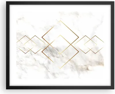 Produktbild von Gerahmtes Poster - Schwarzer Rahmen - Abstraktion modern - 50x40 cm - Wand Bild - Wanddeko - Wandbilder - Kunstposter - Wandposter - Bilderrahmen - Bilder - Kunstdruck - Wandbild - P2BAA50x40-4022
