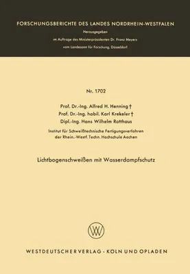 Obrázok produktu pre Lichtbogenschweißen mit Wasserdampfschutz