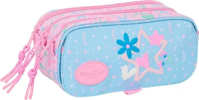 Produktbild von Safta Blackfit8 Smile Triple Mäppchen Blau  Mann Blau One Size