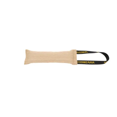 Produktbild von Dingo Hundespielzeug Jute mit Griff 28 x 4 cm Beisswurst "Wurm"