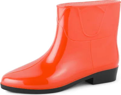 Produktbild von Ladeheid Damen Kurze Gummistiefel LAZT201801 (Orange, 38 EU)
