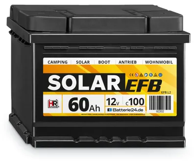 Produktbild von HR Solar EFB 12V 60Ah Versorgerbatterie