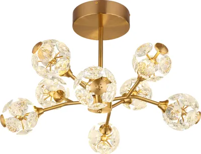 Produktbild von Globo Lighting Deckenleuchte Metall goldfarben, LED