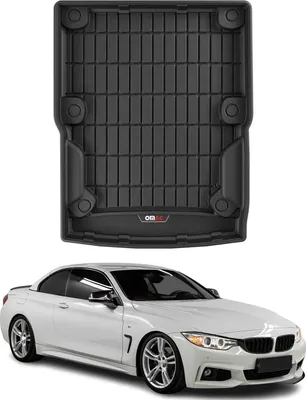 Image de OMAC Tapis de coffre caoutchouc pour BMW Série 4 F33 Cabriolet 2013-2020 Noir