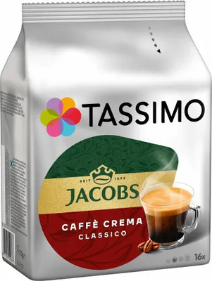 Immagine prodotto di Jacobs 4031510 Capsule di caffè Tassimo Caffè Crema Classico - 16 pezzi