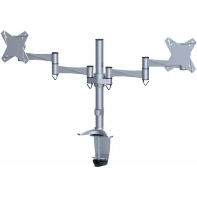 Produktbild von Neomounts FPMA-D1330DSILVER Monitorarm 10-27", Klemme/Durchführung, 9 kg, 25,4 cm (10"), 68,6 cm (27"), 100 x 100 mm, Silber
