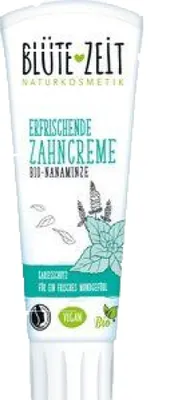 Produktbild von Blüte Zeit Zahncreme Minze (75ml Tube)