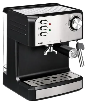 Productafbeelding van Halvautomatische espressomachine, 20 bar druk, melkopschuimer, zwart