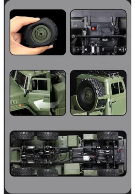 Obrázek produktu pro RC nákladní auto s přívěsem - Model 1:16 - 6WD - 2,4 GHz - Osvětlení