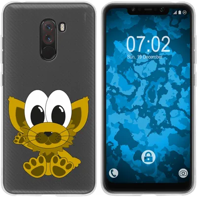 Produktbild von PhoneNatic Case kompatibel mit Xiaomi Pocophone F1 Silikon-Hülle Cutiemals M7