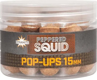 Produktbild von Dynamite Baits Foodbait Pop-Ups Peppered Squid 15 mm