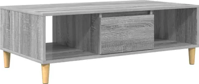 Immagine prodotto di vidaXL Tavolino da caffè Sonoma grigio, 102 x 55 x 35 cm, materiale composito in legno