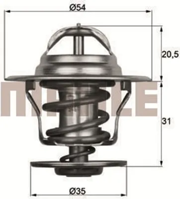 Produktbild von Behr Thermostat, Kühlmittel  Tx 15 84D