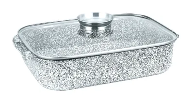 Produktbild von Klönberg 6L Antihaft-Backblech, BRATPFANNE, Schwanenhals, Induktion Gans Ente, mit Deckel KB 3935