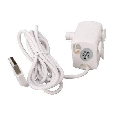 Image de Pompe à eau silencieuse pour animaux de compagnie - Fonctionnement USB, DC Moteur sans balai, Mini distributeur d'eau pour chats, Empêche la commutation à sec