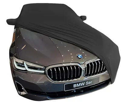 Image de Housse de voiture intérieure adaptée à BMW 5-Series (G30) Noir avec poches pour