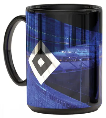 Produktbild von HAMBURGER SV HSV Tasse Metallic Stadio Blau blau weiss schwarz -