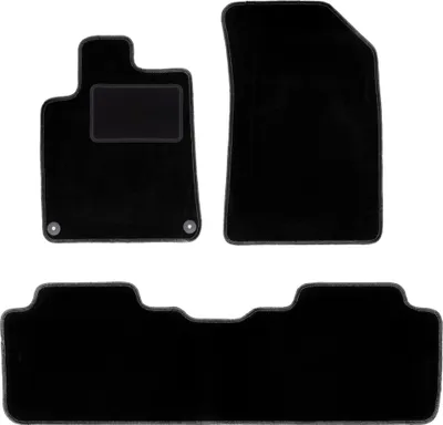 Produktbild von Schwarze Veloursmatten für: Peugeot 407 Coupé, Limousine, Kombi, SW (2004-2011)