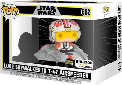 Immagine prodotto di Funko Pop! Rides - Luke Skywalker w T-47 Airspeeder - Ekskluzywna Figurka Star Wars