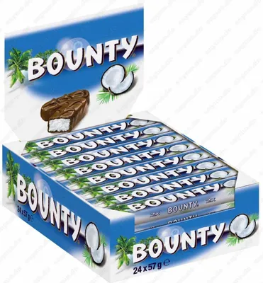 Produktbild von Kopfgeld - Candy Bounty Reep 24x57 Gramm | Zeigen Sie ein 24 -Stück an