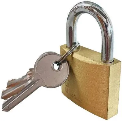 Immagine prodotto di Lucchetto in ottone, 40 mm, rinforzato