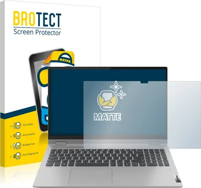 Produktbild von BROTECT Schutzfolie für Lenovo IdeaPad Flex 5 15" Displayschutz Displayschutzfolie Folie Matt Entspiegelungsfolie