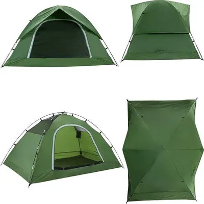 Produktbild von Famanu Campingzelt Wasserfest 2-Personen Zelt - Leicht und kompakt