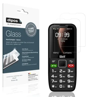 Immagine prodotto di 2x Pellicola Protettiva per iHunt Primo 4G Protezione Vetro Flessibile 9H dipos