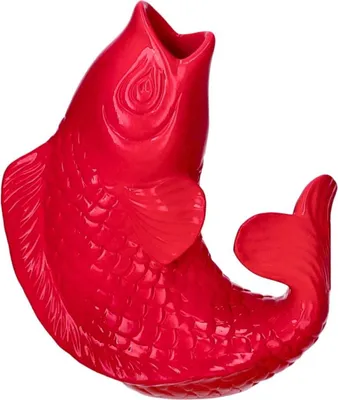 Produktbild von Gift Company Vase Fisch Mamsell Koi Neon Pink (15,5cm)