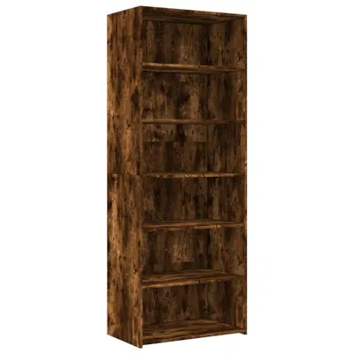 Produktbild von Highboard Räuchereiche 70x41x185 cm Holzwerkstoff