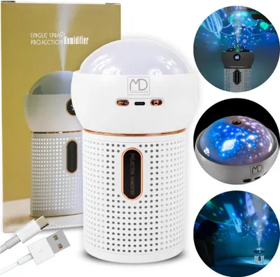 Obrázok produktu pre Ultrazvukový zvlhčovač vzduchu Star Projector pre deti s LED difuzérom