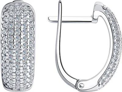 Produktbild von Sokolov Ohrringe aus 925 Silber mit Zirkonia, Sterlingsilber Ohrhänger