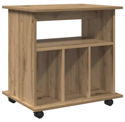 Immagine prodotto di vidaXL Piedistallo mobile rovere Artisan 60x45x60 cm materiale a base di legno