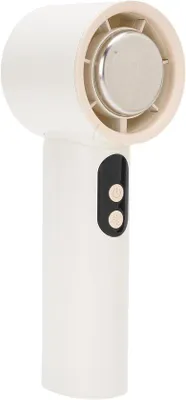 Imagen del producto de Ventilador de mano con diferentes niveles de potencia - Batería de 3600mAh, recargable por USB, 3 velocidades, color , motor silencioso, ideal para viajes, oficina y actividades al aire libre
