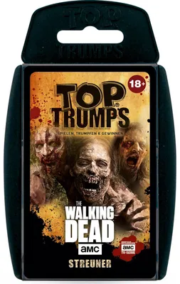 Produktbild von Top Trumps The Walking Dead AMC Quartettspiel Kartenspiel Quartett Karten Spiel