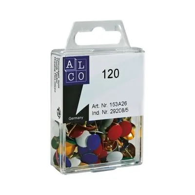 Produktbild von Reißnägel Sun 9,5mm kunststoffüberzogen VE=120 Stück sortiert