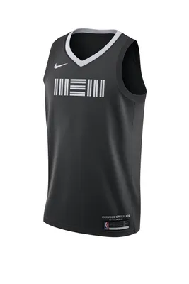 Produktbild von Nike NBA Memphis Grizzlies Trikot Herren Schwarz Gr.XL – Offizielles Basketball Jersey City Edition 2024 – Original Fanartikel