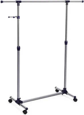 Obrázek produktu pro Artenat Stojan na oblečení Alina I., 165 cm, stříbrná / modrá