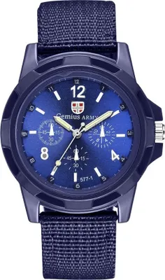 Produktbild von Iman Uhr für Herren – Sportlich, Blau, Alltagstauglich KP13015