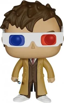Produktbild von FUNKO POP CULTURE DR. WHO 10. ZEHNTER DOKTOR 233 3D LIMITIERTE VINYLFIGUR NEU! Funko