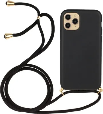 Produktbild von Hülle für Apple iPhone 14 Pro Handyhülle Silikon Case Handykette Cover Schwarz