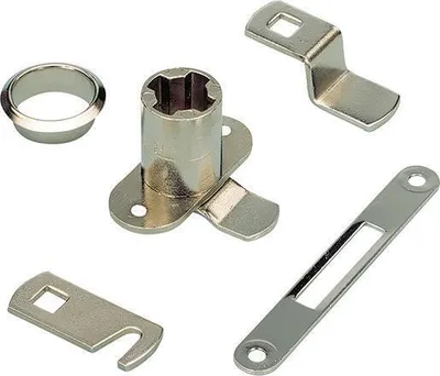 Produktbild von HETTICH PRESTIGE 2000 Zylinder-Hebelschloss Z23, ø18, Stahl vernickelt