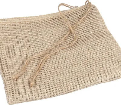 Produktbild von Windhager Jute Netzsack mit stabilem Zugband, wiederverwendbar für Kartoffeln, Zwiebeln, Äpfel & Brennholz