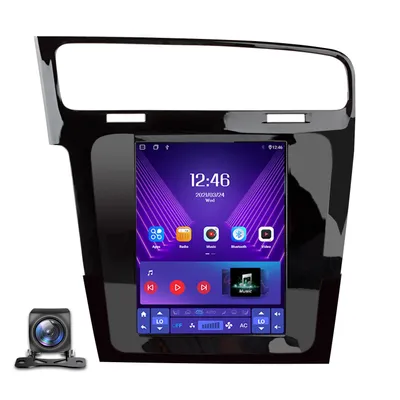 Zdjęcie produktu dla DAB+ 9.7" Android 13 Carplay Carradio Dla VW Golf VII MK7 2013-2017 GPS Navi WIFI 4G DSP BT USB SWC 6+128G Z kamerą