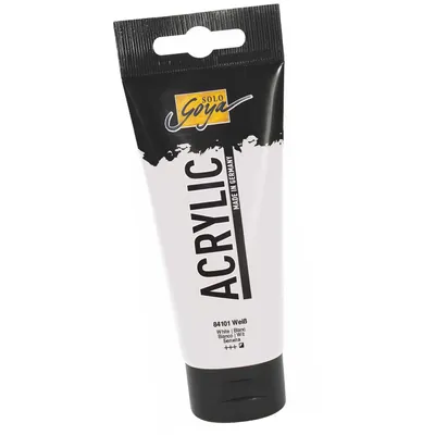 Produktbild von KREUL Solo Goya Acrylic, 100 ml, Weiß, Matte, Tube, Wasserfest