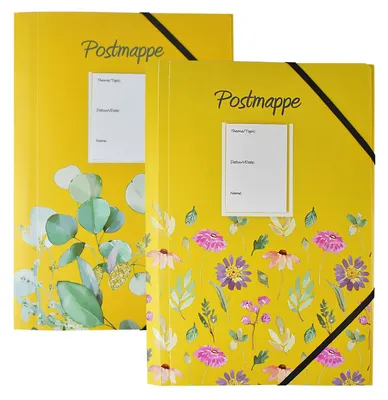 Produktbild von 2 Ringordner mit Eckverschluss, A4-Format, gelb