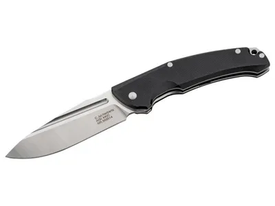 Productafbeelding van Herbertz zakmes, 440C roestvrij staal, liner lock mechanisme, G10 handgrepen, zakclip, bevestigingslus voor karabijnhaak